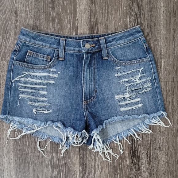 Hidden Jeans Pants - Hidden Jeans | Distressed Frayed Hem Shorts